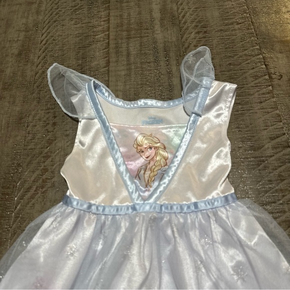 Disney Frozen Elsa Nightgown - Blue and White - Picture 3 of 5
